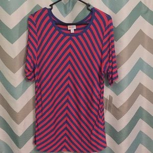 NWT 3XL Red and Blue Chevron Gigi